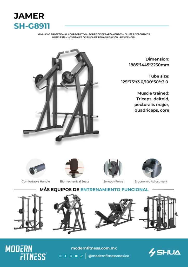 Equipa tu Gimnasio profesional y Corporativo, Torre de Departamentos, Clubes Deportivos y Golf, Hotelería, Hospitales y Clínica de Rehabilitación, Residencial