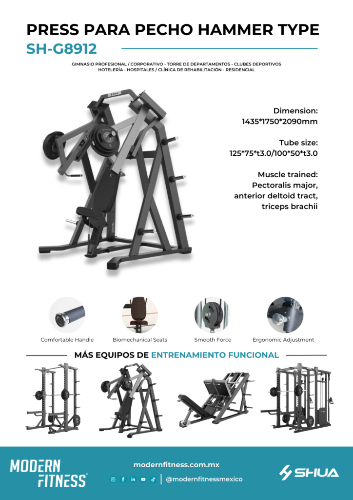 Equipa tu Gimnasio profesional y Corporativo, Torre de Departamentos, Clubes Deportivos y Golf, Hotelería, Hospitales y Clínica de Rehabilitación, Residencial