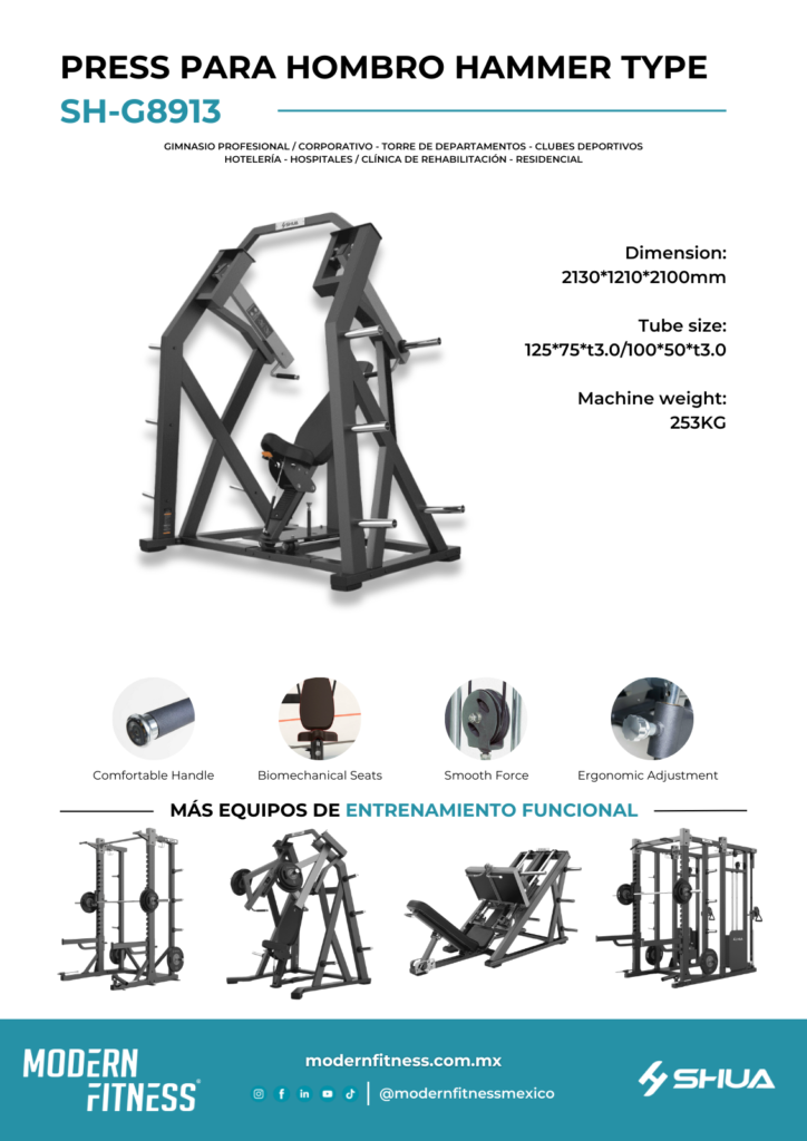 Equipa tu Gimnasio profesional y Corporativo, Torre de Departamentos, Clubes Deportivos y Golf, Hotelería, Hospitales y Clínica de Rehabilitación, Residencial